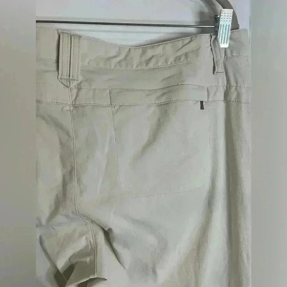 Eddie Bauer Women’s Khaki Roll Up Outdoor Light Stretchy Hiking Pants - Size 14 - Picture 6 of 8